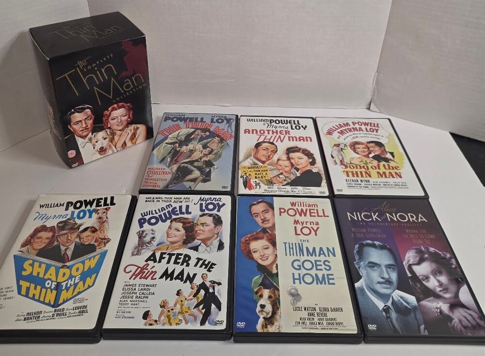 The Complete Thin Man Collection 2005 7 DVD Set Nick & Nora 7 Movie Set MINT